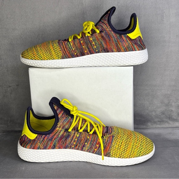 🔥🔥🔥Adidas Tennis HU x Pharrell Multi-Color 2017 Size: 12🔥🔥🔥 - Picture 2 of 10